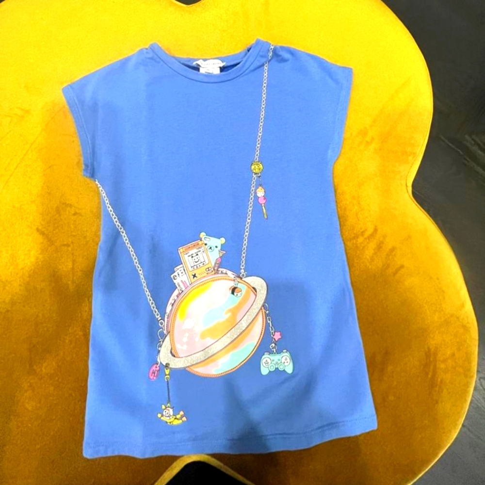 Little Marc Jacobs Dress with Handbag Print